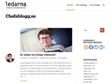Tablet Screenshot of chefsblogg.se